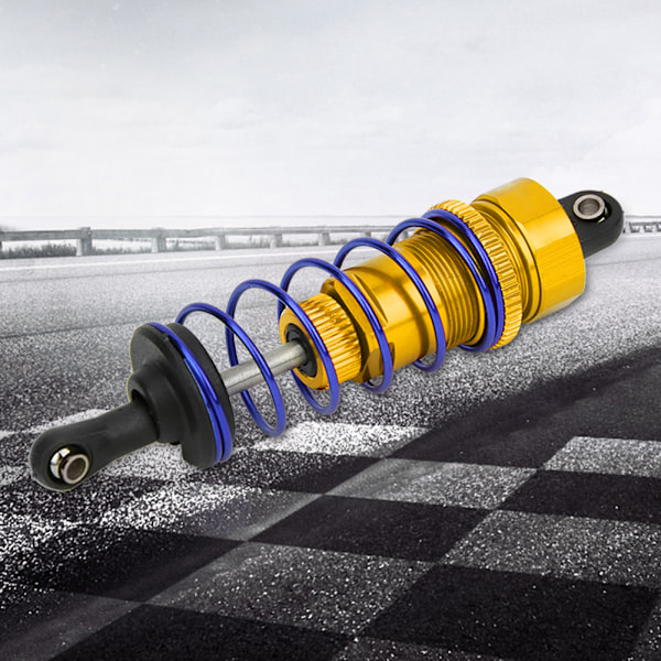 2 stk. 92 mm RC olietryksjusterbar forreste støddæmper Passer til ZD Racing 7358 1/10 RC CarGolden