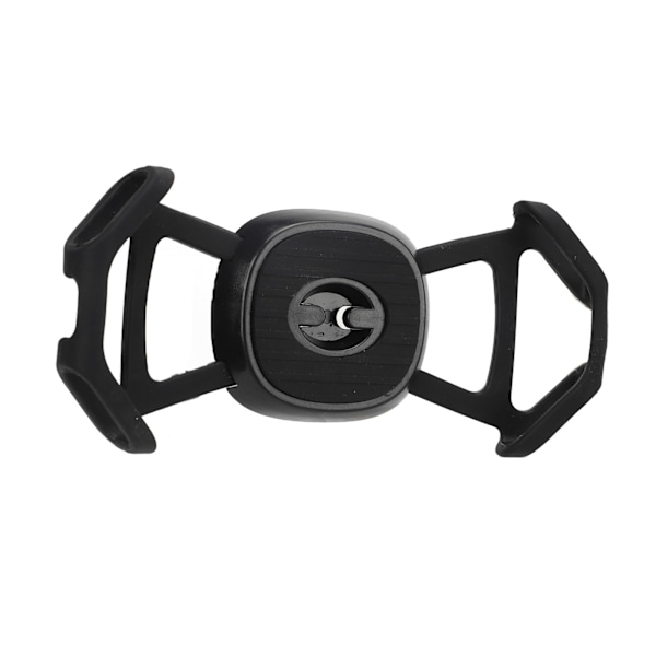 Pyöräpuhelimen pidike Silikoninen Iskunvaimennus Musta pyöräpuhelimen teline GARMIN pyörätietokoneen telineelle