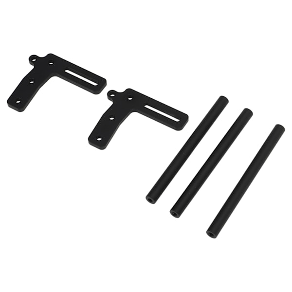 RC frontkofanger aluminiumslegering modelbil frontkofanger udskiftning til 1/10 RC bil sort