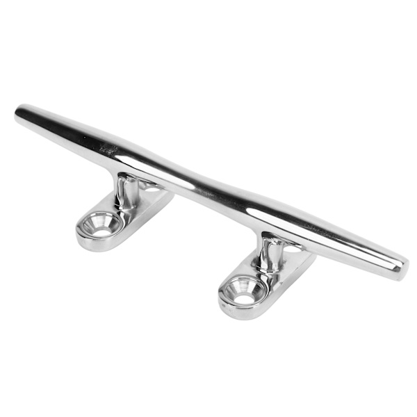 Båtklampe Åpen base Heavy Duty 316 rustfritt stål Båtdokk med monteringsskruer for marinebåtdokkdekk SS316‑6 tommer