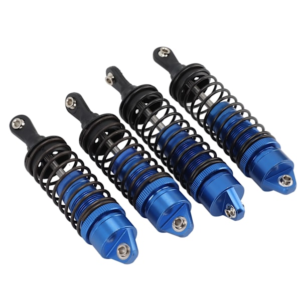 4 kpl RC etu- ja takaiskunvaimentimet alumiiniseosta muovia elastinen jousi RC iskunvaimennin TRAXXAS SLASH 1/10 auto sininen