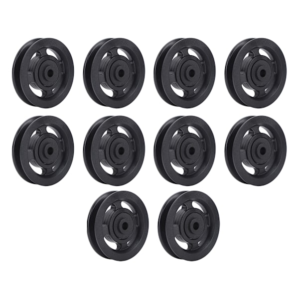 10 STK 90 mm Universallager remskiva för kabelmaskin gymutrustning del garageport