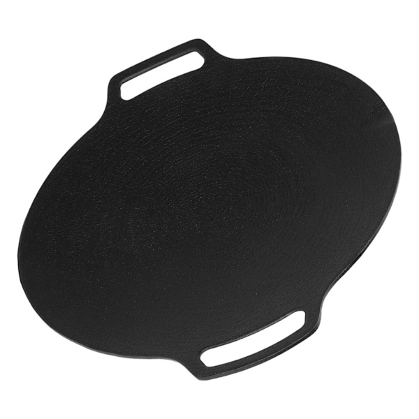 Koreansk stil BBQ Grillpande Koreansk rund stegepande Non Stick 6-lags belægning Rund grillplade til indendørs udendørs 29 cm