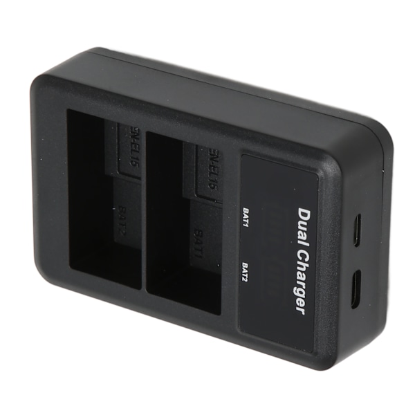 för EN EL15 Batteriladdare 8.4V Dubbel Kameraladdare för Nikon Z5 Z6 Z7 D7000 D750 D800E D810 Kamerabatteri