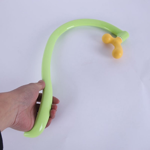 Massagekrokar för triggerpunkt Roterbart massagehuvud nacke axelmassage käpp Back Scratcher
