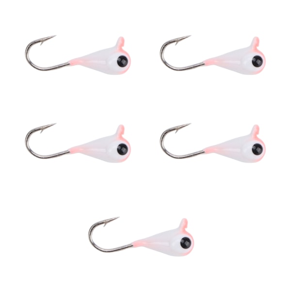 5 kpl Talvikalastus Jigit Sarja Jääkalastuskoukut Viehe ahvenelle Crappie 3mm