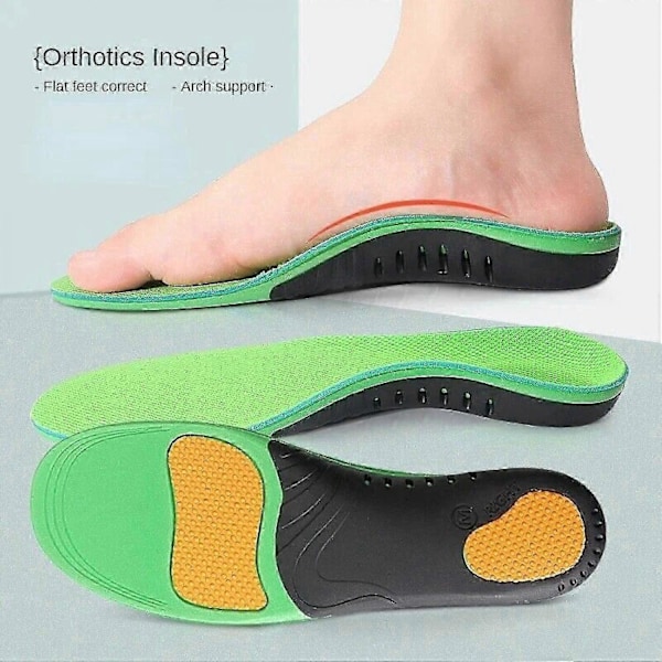 Ortopædiske indlægssåler til hallux valgus støtte, lindring af smerter i flade fødder, hælsmerter, plantar fasciitis S