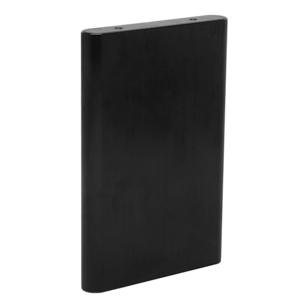 2,5 tums SATA HDD-hölje Typ C 10 Gbps höghastighets bärbar hårddiskväska med LED-indikator svart