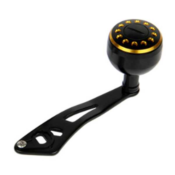 Baitcasting rullehandtag 32 mm/1.26in ergonomiskt metall fiskerullehandtag för Baitcasting DSH019 Black Gold