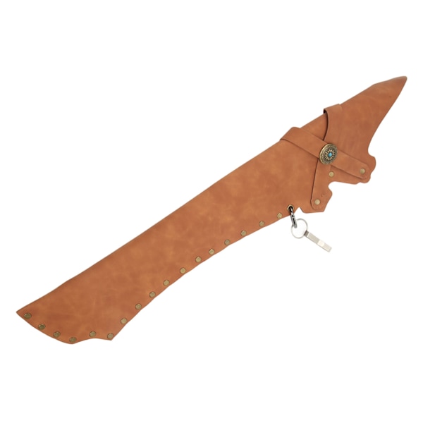 Bueskyting Back Arrow Quiver Holder Midjemontert PU Arrow Oppbevaringsveske for Recurve Bow Compound Pulley Bue Bueskytingutstyr Brun