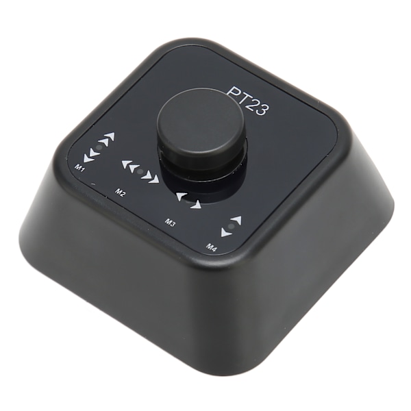 Bluetooth-fodpedal til bladvending - Genopladelig trådløs multimedie-controller med tastafbryder til computer, telefon - Sort