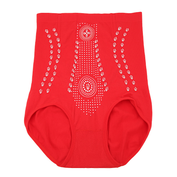 Body Shaping Shorts Hög midja Buken Tight underkläder Nylon Dam Höftlyftande kalsonger Röd XXL (för 90-110 kg)