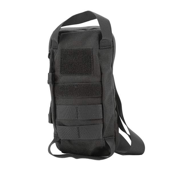 Molle Ryggsäck Pouch Väska Vattentät Military Sing Pack Bag Sling Axelväska för Utomhus Jakt Running Svart