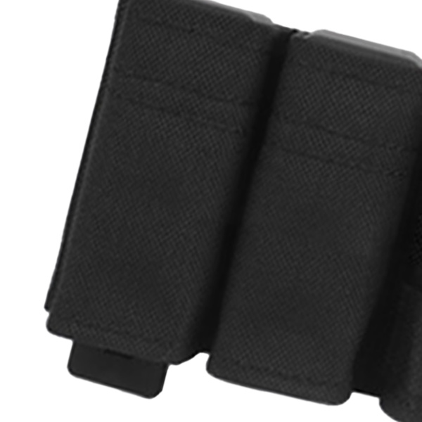 Militær tilbehørstaske med Molle Insert Mattdug og Nylontyg Multifunktionsbæltepose til udendørs brug Sort