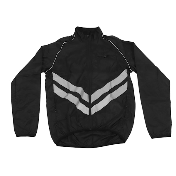 Pyöräilytakki Miehet Tuulenpitävä Vedenpitävä Heijastava Pitkähihainen Yläosa Off Road Mountain Road Riding Fishing 2XL