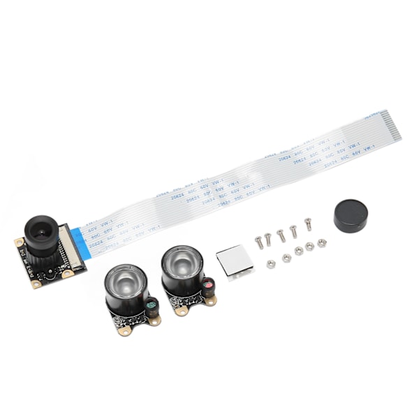 For RasPi Kameramodul 5MP 1080P Infrarød Nattsyn Manuell Fokusering OV5647 Sensor for Reparasjon Erstatning