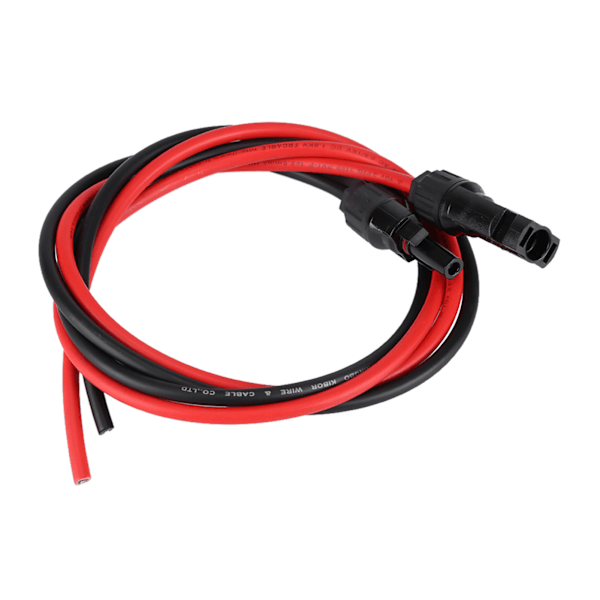 Red Black Solar Panel PV Cable Wire Connectors - 2.5mm Male Female Pair