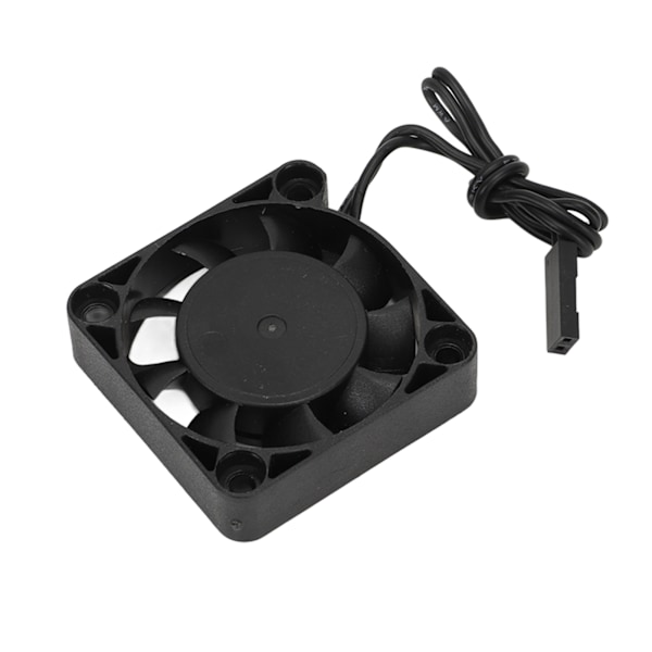 RC Jäähdytystuuletin Rauta Muovi Kevyt Nopea RC Moottorin Jäähdytin 1/10 Traxxas 7.4V Musta 40 X 40 mm