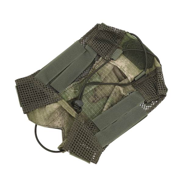 Hjälmskydd Nylon Justerbart Kamouflage Combat Militärträningstygskydd för snabbhjälm CO 17 FG