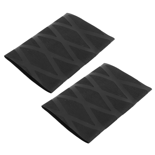 2 ST Tennisracket Grip Tape Varmekrympbar polyolefinracket overgreb til horisontal racket Sport Sort