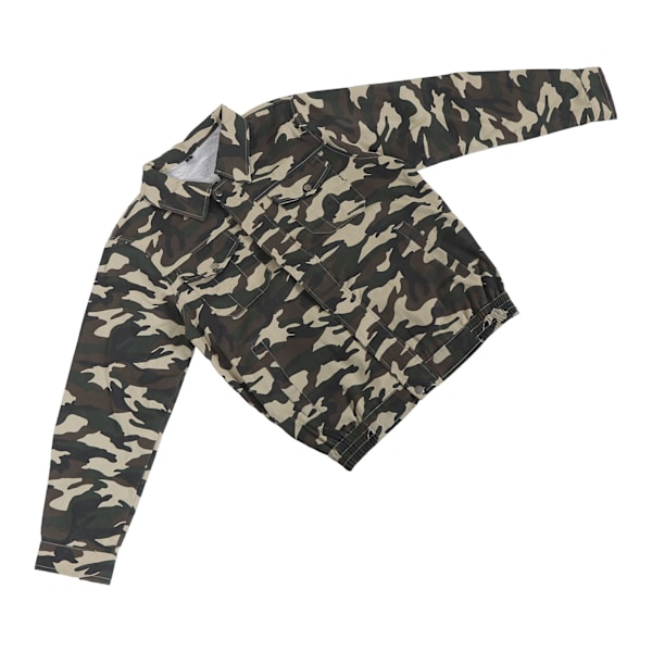 Ilmastoidut vaatteet 3 tuuletusnopeutta Pitkät hihat Aurinkosuoja Camouflage Jäähdytystuuletin Takki pyöräilyyn Matkustamiseen L Koko