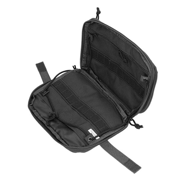 Molle Förvaringsväska Utomhus Bärbar Emergency Rescuing Medical Bag Stor Multi Purpose Verktygspåse Svart