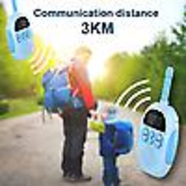 2 stk børn walkie-talkie, trådløs 3 km opkald, usb opladning til udendørs forældre-barn interaktivt legetøj 3