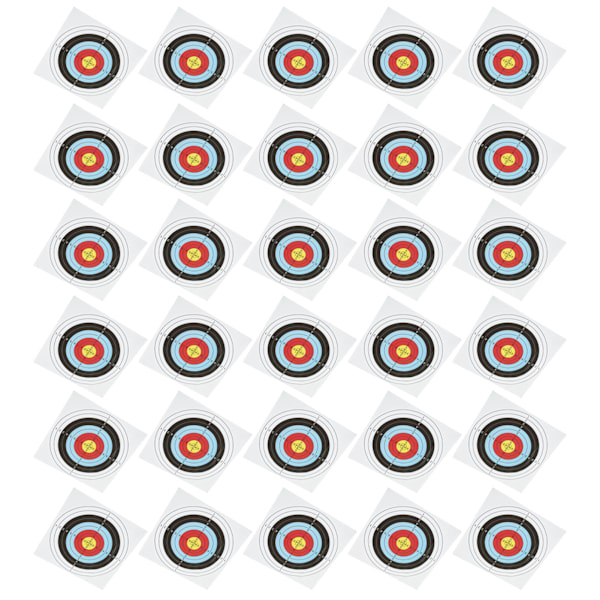 30 stk. bueskydningsmålspapir recurve compound pulley bue helring skydemålspapir