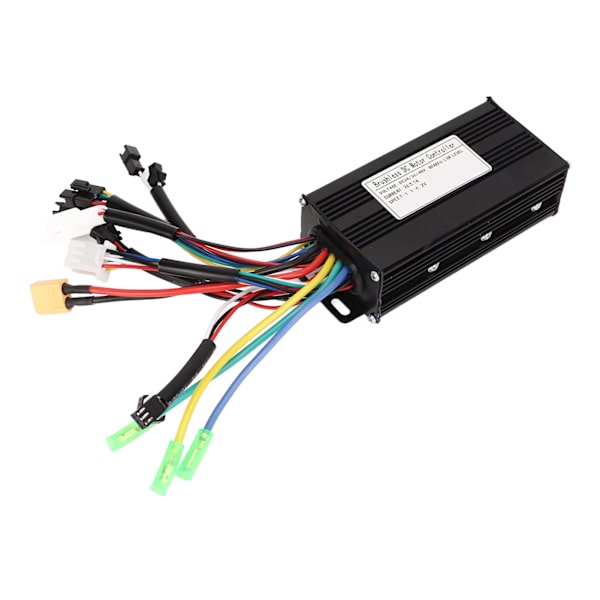 Elcykelstyrenhet Borstlös motor 24V 36V 48V 500W 750W 3 Mode Sine Wave 26A Modifierade tillbehör