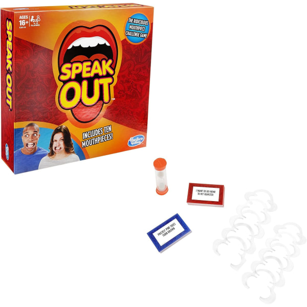 Ny Speak Out Engelsk Version Tandsocket Mundgag Prank Funny falske tænder sæt ES2358
