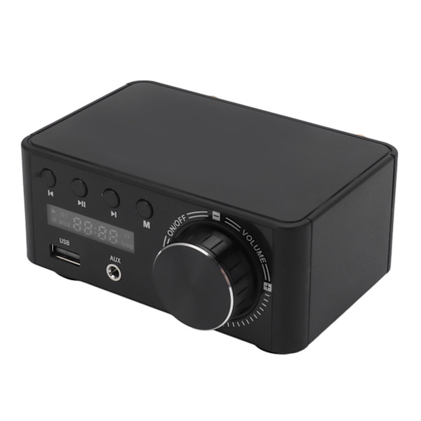 Mini effektforstærker 50W Bluetooth 5.0 DC9V‑24V Klasse D hjem HiFi stereoforstærker til computermobiltelefon