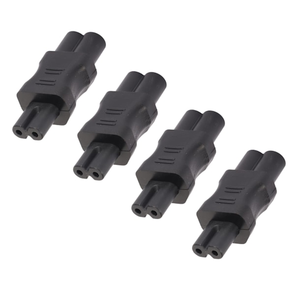 4 st IEC320 C6 till IEC320 C7 Strömadapter Plug and Play PDU Chassi Strömomvandlare för Dator Laptop