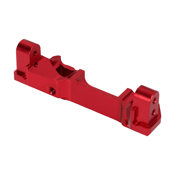 RC Crawler Stötfångarbalk Bakre Kollisionssäker Bas Aluminiumlegering Portal Axeldelar Röd