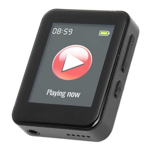 Digital Stemmeoptager HD Støjreduktion AI Intelligent Timing Stemmeaktiveret Optager MP3 Optager med E-bog Neutral Engelsk (med E-bog) 64GB