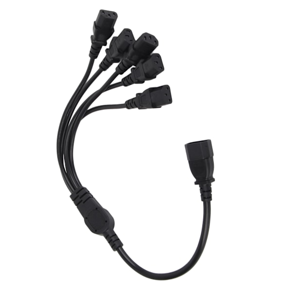 UPS PDU C14 til 5 x C13 Strømadapterkabel Han til Hun 10A 250V Y-Splitter Strømadapterkabel 1,6 fod