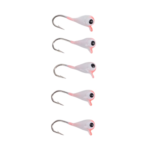 5 kpl Talvikalastus Jigit Sarja Jääkalastuskoukut Viehe ahvenelle Crappie 3mm