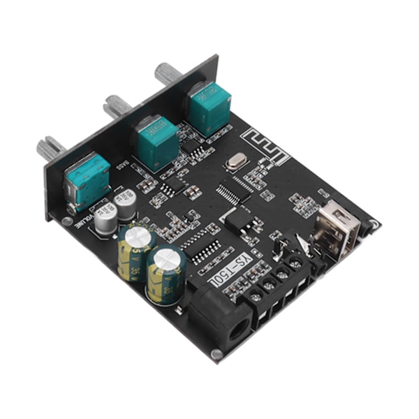 5.1 Bluetooth digital effektforstærkermodul Høj Lav Tonehøjde Justerbar stereo digital forstærkerkortmodul DC12‑24V 5A