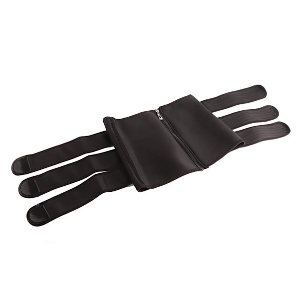 Midjeträning Polyester dragkedja unisex multifunktions midjebandage omslag för sport Svart S