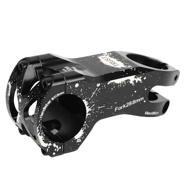 Cykelstam Långt justerbart CNC-styre Lättvikts ihåligt 31,8 mm Cykelstyrestam för mountainbike landsvägscykel Svart