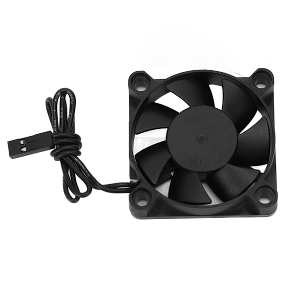 RC Jäähdytystuuletin Rauta Muovi Kevyt Nopea RC Moottorin Jäähdytin 1/10 Traxxas 7.4V Musta 45 X 45 mm