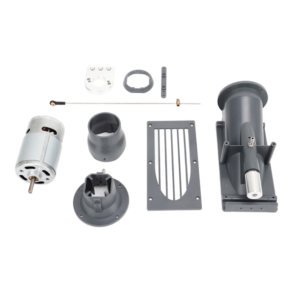 40 mm RC Båd Jet Pumpe Thruster RC Båd Thruster Jet Pumpe Sæt med 775 Børstet Motor Grå