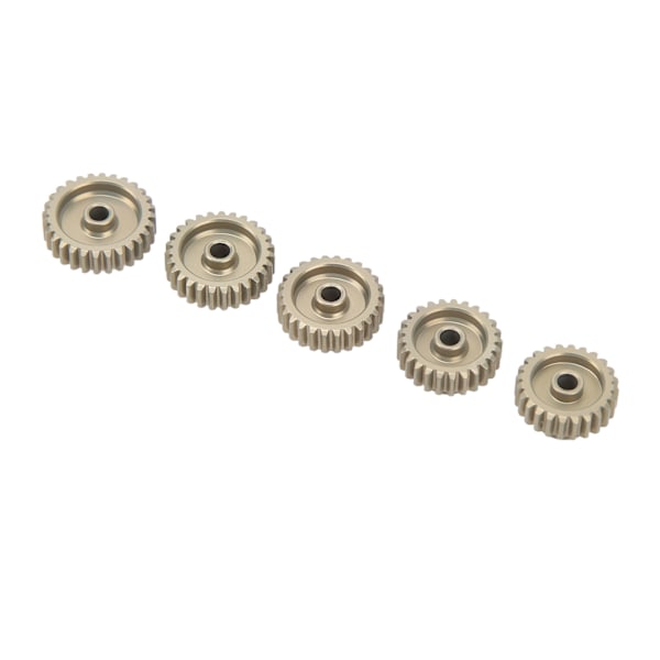 Tandhjulsæt 0,6M Modulus 24T til 28T 3,175mm Præcis aluminiumslegering Universal til klatrebil 1/8 1/10