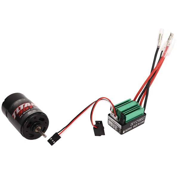 RC Bil Børstet Motor ESC 550 Børstet Motor Vandtæt 65A Børstet ESC til RC Bil Båd 35T