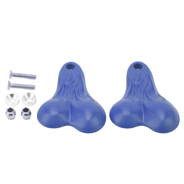 2 KPL RC-auton vetokoukun mutterit sinkkiseosta roikkuvat kuorma-auton pallot mutterit 1/10 automallin koristeluun ulkokäyttöön tummansininen