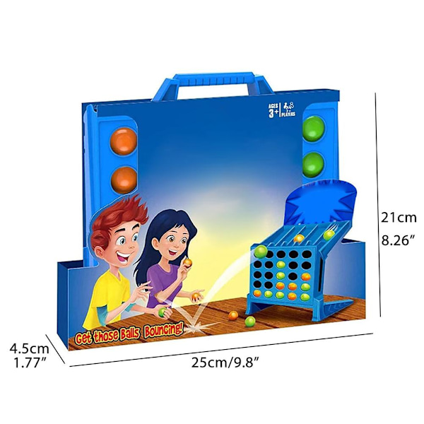 4 Shots Spel Bouncing Linking Shots Studsa och Länka Bollspel Bouncing 4 To Link Shots Förälder-Barn Interaktion Bordsspel Barnens Utbildningsleksaker