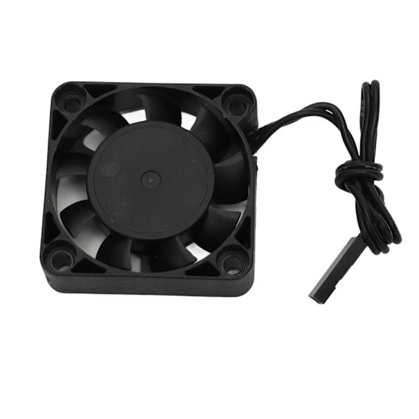 RC Jäähdytystuuletin Rauta Muovi Kevyt Nopea RC Moottorin Jäähdytin 1/10 Traxxas 7.4V Musta 40 X 40 mm
