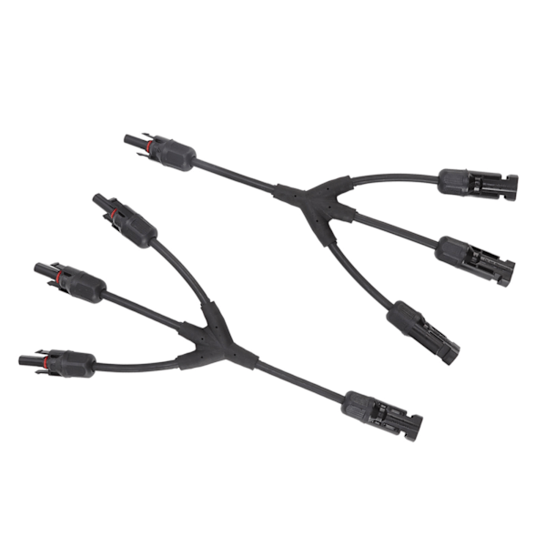 2 STK Y-gren Solar Connectors 1 til 3 Splitter Solar Kabel Ledningsstik PV Solar Parallel Adapter 1000V DC