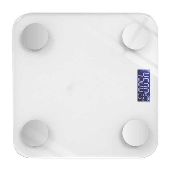 Digital kroppsvektvekt Smart Bluetooth elektronisk vekt og fettvekt for menn kvinner Oppladbar (med innebygd batteri)