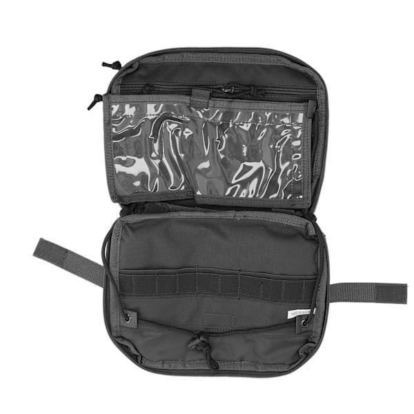 Molle Förvaringsväska Utomhus Bärbar Emergency Rescuing Medical Bag Stor Multi Purpose Verktygspåse Svart