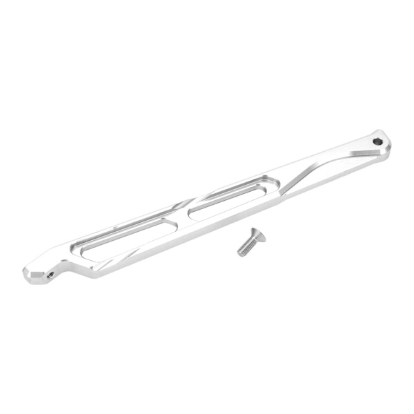 RC-chassis bageste stag aluminiumslegering støttearm RC chassisbeslag til ARRMA KRATON 6S 1/8 RC bil Sølv